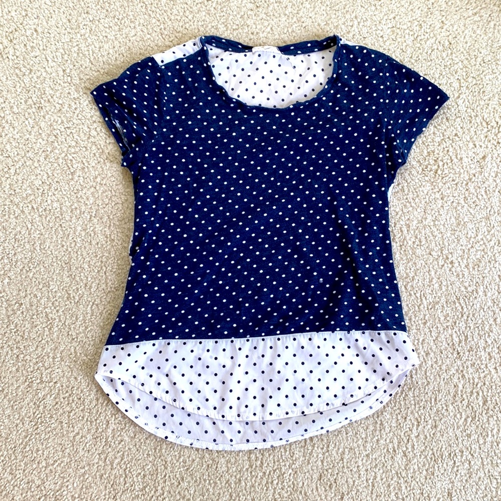 Maison Jules Polka Dots Top